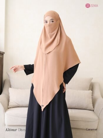 Khimar Dissy Caramel