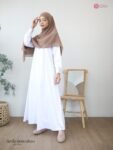 Dress Sarila Mono3 White (5)