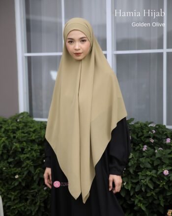 Hamia Hijab Instant Golden Olive