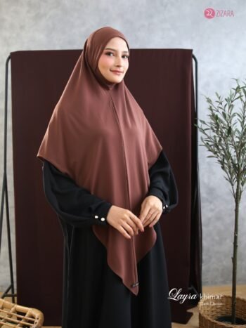 Khimar Layra Dark Choco