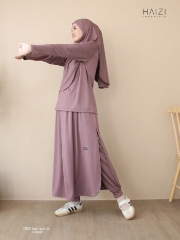 Gea Top and Pants Mauve