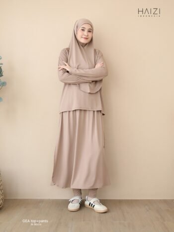 Gea Top and Pants Mocca