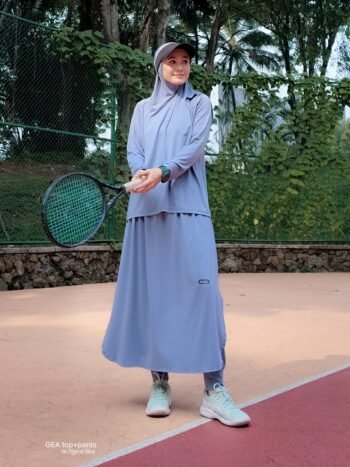 Gea Top and Pants Pigeon Blue