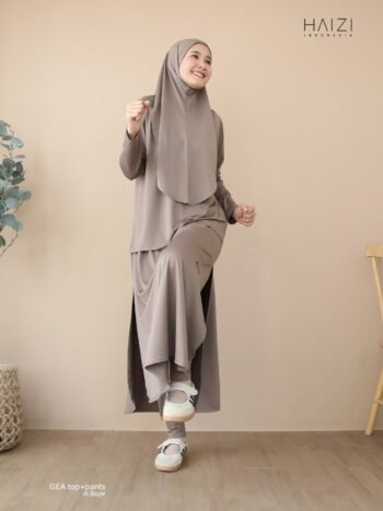 Gea Top and Pants Taupe