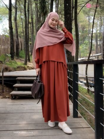 Dress Varda Brick